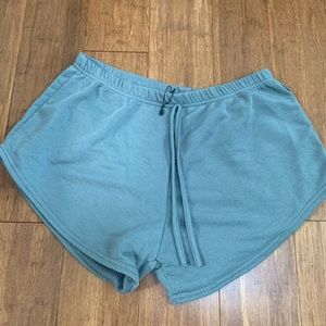 Boohoo blue comfy shorts